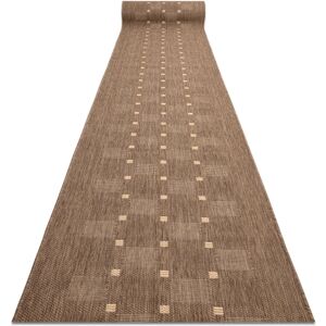 Dywany Luszczów Fortovet SISAL FLOORLUX design 20079 coffee / men 70 cm, 70x830 cm