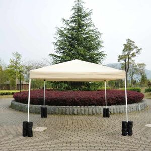 Rootz Living Rootz Pavilion Stander til sammenfoldeligt Pavilion Festtelt - Sort - Polyester - cm x cm x 16,53 cm