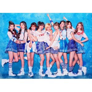 K-Pop A3 Print - K Pop - Twice Blue