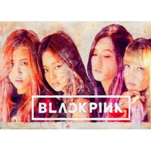 K-Pop A3 Print - K Pop - Black Pink 1