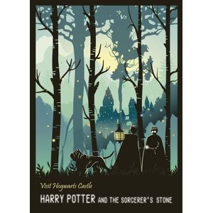 A3 Print - Harry Potter - Visit Hogwarts Castle