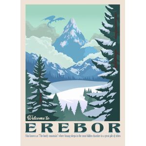 A3 Print - Lord of the rings - Welcome to Erebor