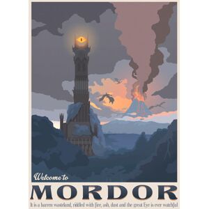 A3 Print - Lord of the rings - Welcome to Mordor