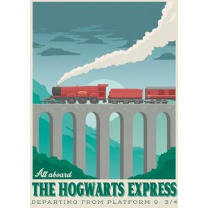 A3 Print - Harry Potter - All aboard the Hogwarts Express