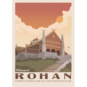 A3 Print - Lord of the rings - Welcome to Rohan