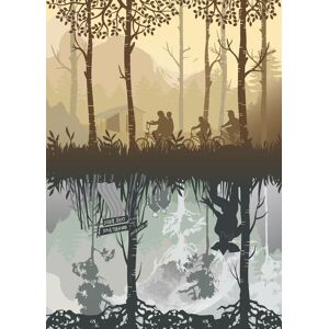 A3 Print - Stranger Things - Riding the bikes