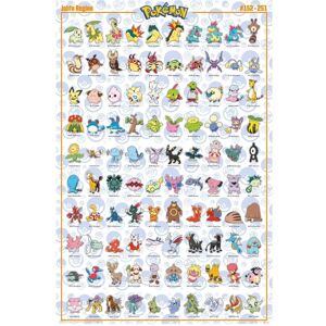 Pokemon Johto-plakat