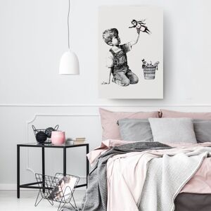 DecordsStore Banksy Game Changer Superhelt Sygeplejerske Plakat - Hospital Store Artwork Decor Print - Playing Kid Health Worker Wall Art Gave