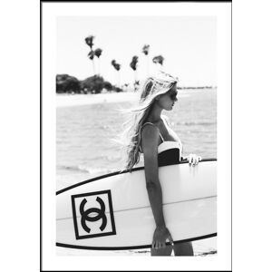 Printi Chanel Surfer Girl Plakat