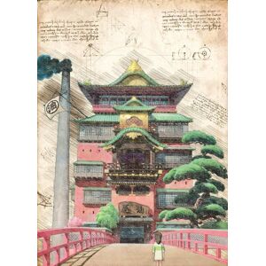Maxi - Myazaki - Ghibli 12 Spirited Away Castle