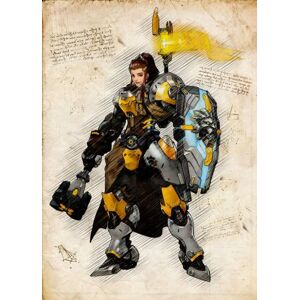 A3 Print - Overwatch artwork - Brigitte