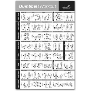 Puro Dumbbell fitness plakat