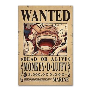 Puro One Piece wanted plakat