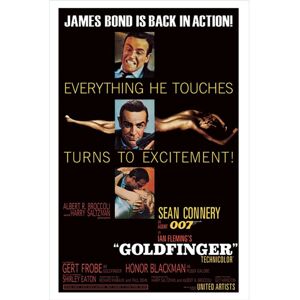 James Bond Goldfinger Poster
