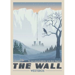 A3 Print - Game Of Thrones - Travel to the Wall