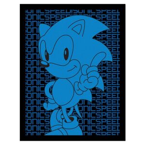 Sonic The Hedgehog Sonic Speed Framed Poster