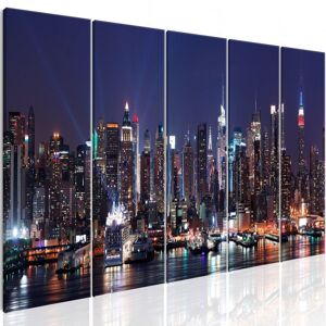 Artgeist Canvas Tavla - New York: Live by Night