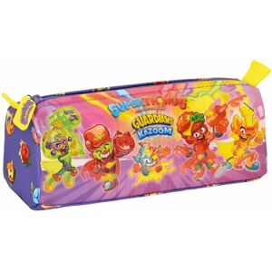 School Case SuperThings Guardians of Kazoom Purple Yellow (21 x 8 x 7 cm)