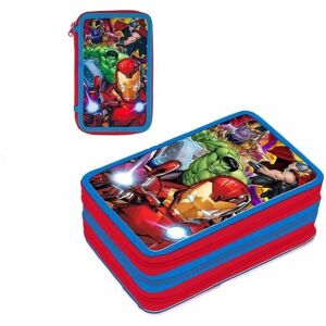 Marvel Avengers Triple Skolset Filled Pen Case 37stykker