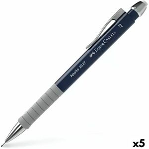 Stiftholder Faber-Castell Apollo 2327 Marineblå 0,7 mm (5 enheder)