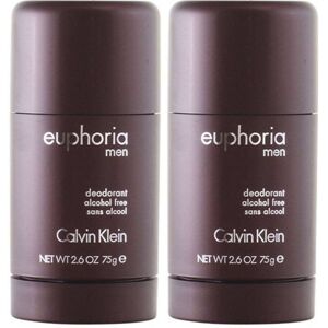 2-Pack Calvin Klein Euphoria For Men Deo Stick 75ml