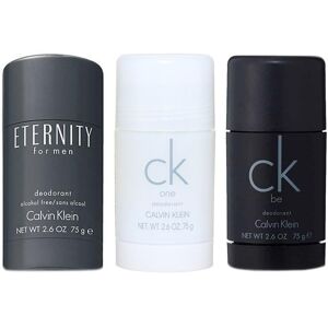 3-pack Calvin Klein Deostick Eternity + CK One + CK Be 75ml