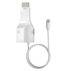 Shoppo Marte NK-1079 8 Pin to HDMI Male + USB Female + RJ45 Female Adapter Cable, Length：1m