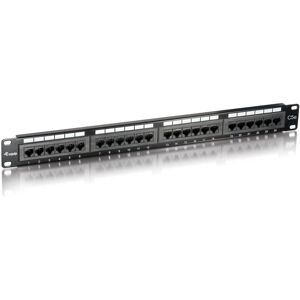 Equip Udstyr - Patch Panel - Sort - 1U - 24 porte (235324)