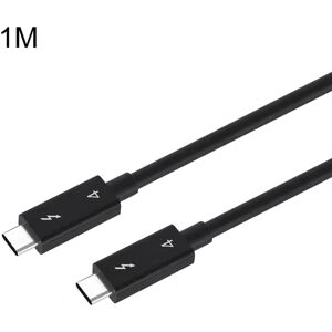 Shoppo Marte USB-C / Type-C Male to USB-C / Type-C Male Multi-function Transmission Cable for Thunderbolt 4, Cable Length:1m(Black)