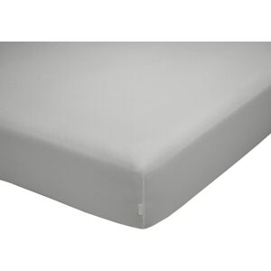 GreatTiger Fitted bottom sheet Alexandra House Living QUTUN Pearl Gray 180 x 200 cm