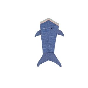 GreatTiger Blanket Crochetts Blanket Blue Shark 70 x 140 x 2 cm