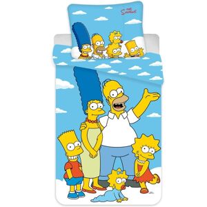 The Simpsons Family Clouds Dynetæppet Sengesæt 140x200+70x90cm