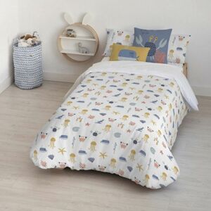 Nordisk cover Kids&Cotton Malu Small Blå Hvid 180 x 240 cm