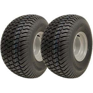 20x10.00-8 Lawnmower Grass Tyre 4ply Wanda Wheel 4 stud rim 100mm PCD (Set of 2)