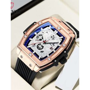 High Discount Chenxi Quartz Ure til mænd mærke luksus tonneau Large Slab Silicon Strap Cool Sports Street Style Gentleman ur Vantætte Ure #9343842