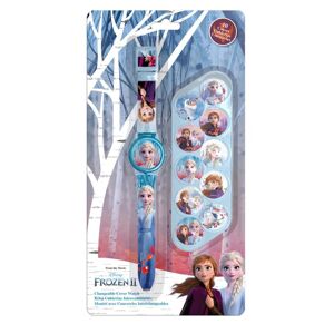 Kids Licencing Børneur frozen II digital armbåndsur med 10 forskellige billeder