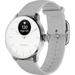 Withings Scanwatch Light -smartur, 37 mm, hvid / grå.