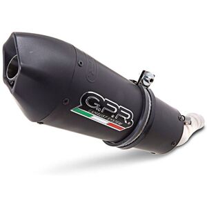 Gpr Exhaust Systems Homologeret Titanium Kegle Lyddæmper Gp Evo4 Black Titanium Cf Moto 650 Mt 21-22 Ref:cf.4cat.gpan.blt Sort