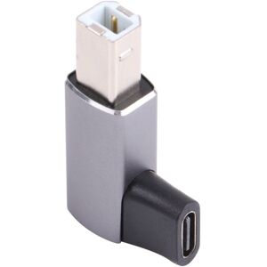 Shoppo Marte USB-C / Type C Female to USB 2.0 B MIDI Male Adapter for Electronic Instrument / Printer / Scanner / Piano (Grey)