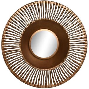 Wall mirror Home ESPRIT Copper Metal 50 x 6,5 x 50 cm