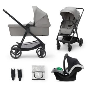 KinderKraft Barnvagn - Nyligt 3In1 Mink Pro Moonlight Grey