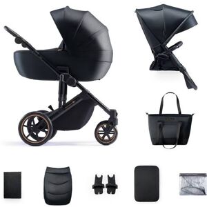 KinderKraft Klapvogn - 2W1 Prime 2 Venetian Black