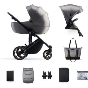 KinderKraft Klapvogn - 2W1 Prime 2 Shadow Grey