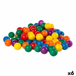 Balls Intex FUN BALLZ 100 Pieces 6,5 x 6,5 x 6,5 cm (6 Units)