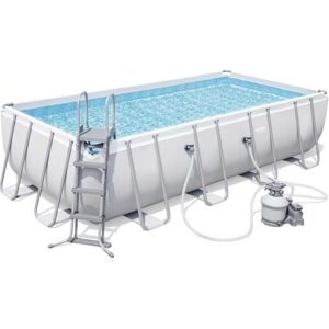 Bestway Rektangulær Rørformet Pool 56466 Power Steel 549x274x122cm  14812 liters