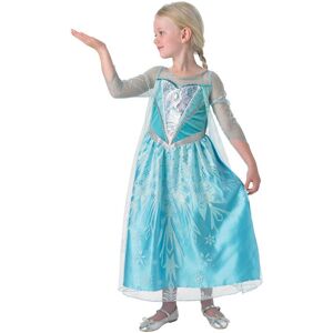 Rubies Frozen elsa premium 122/128 cl (7-8 år) frost kjole