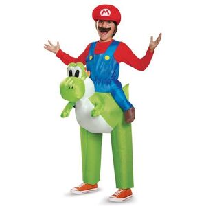 Super Mario Riding Yoshi Inflatable Costume