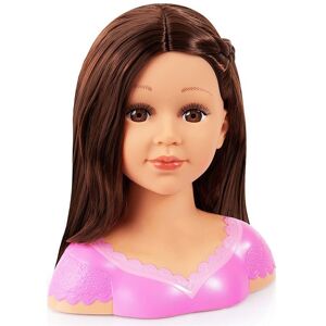 Bust Reig Charlene Super Model Hair styling and make-up Brown wig