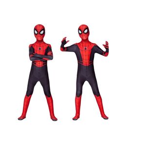 Aerpad Spiderman kostume til børn Halloween rollespil Cosplay Jumpsuits rød