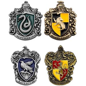 Funiglobal FUNIDELIA Pakke med 4 Harry Potter Hus Pins til kvinder og mænd - Størrelse: 0